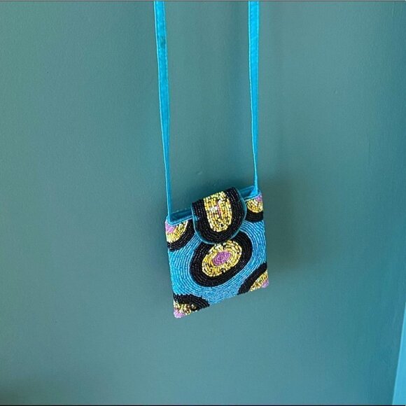 BEAUTIFUL Beaded Vintage Style Purse - Picture 4 of 7